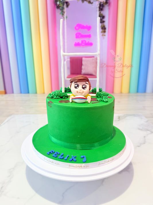 Custom Rugby Birthday Cake