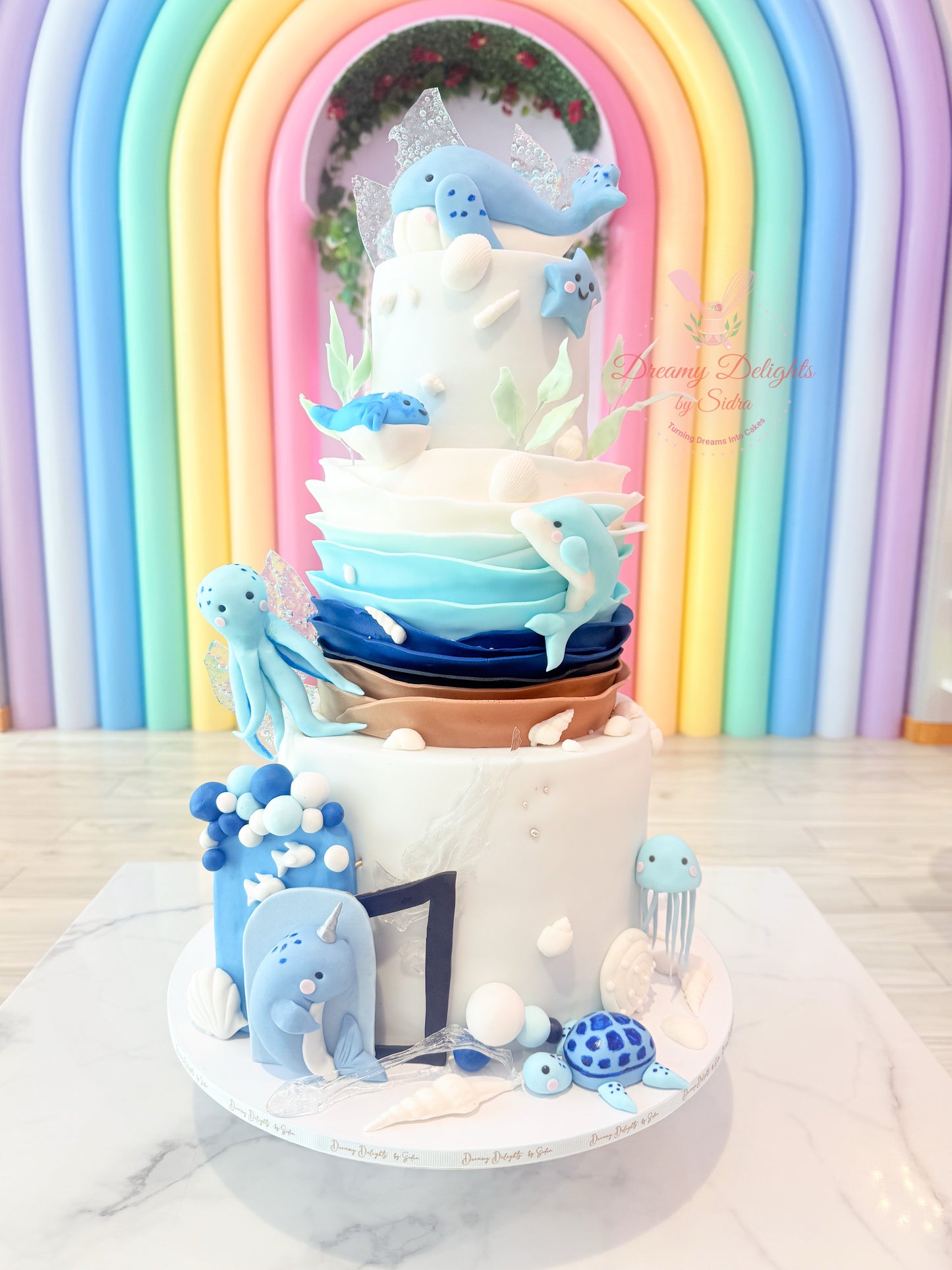 Sea Animals Cake