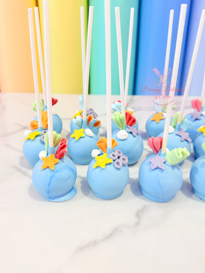 Elegant Sea Themed Cake Pops