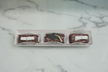 Set of 3 Graduation Brownies