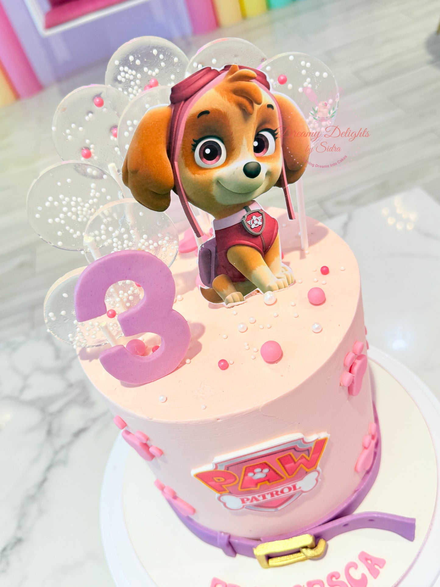 Skye Paw Patrol Birthday Cake