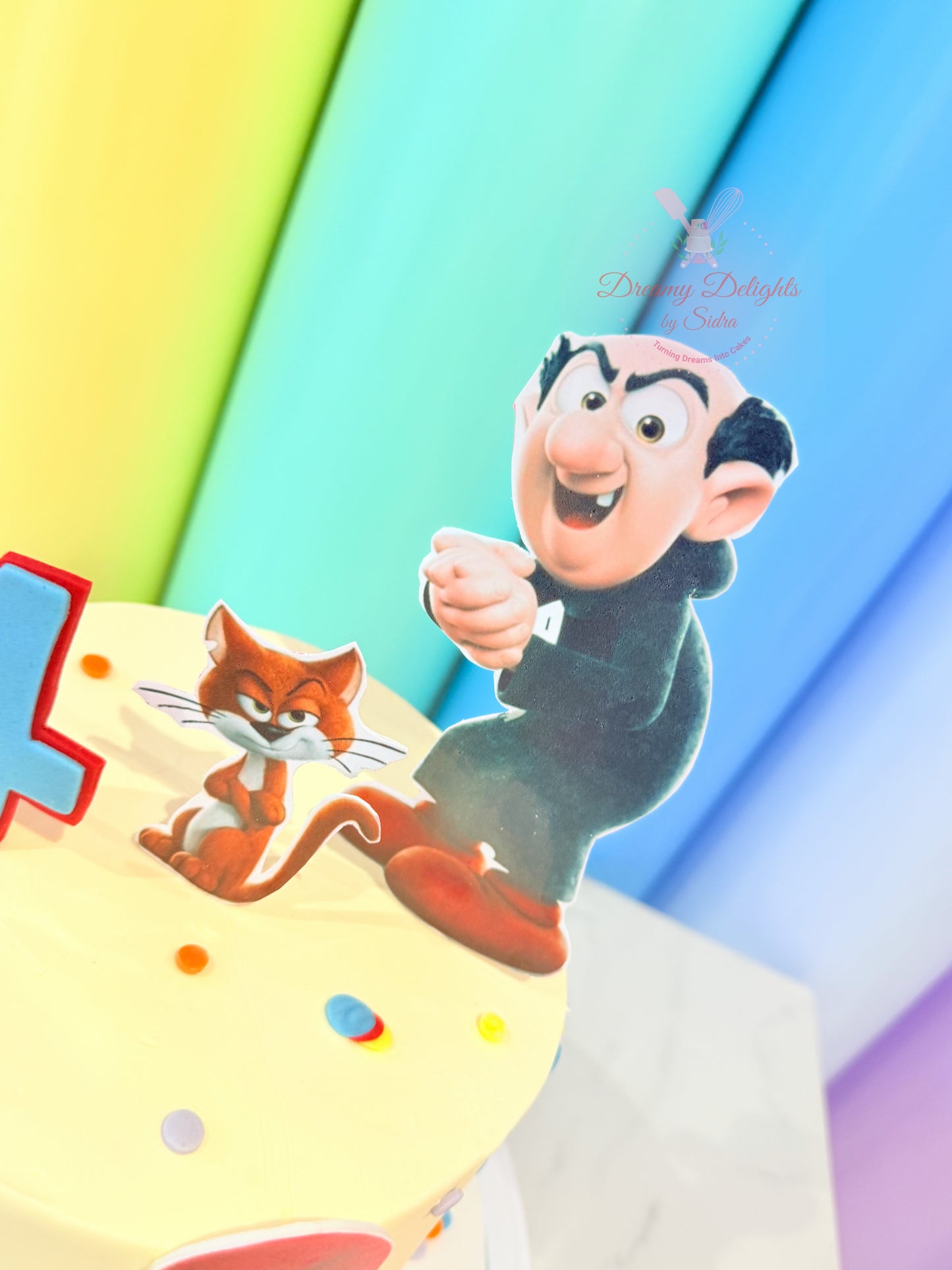 Smurfs Birthday Cake