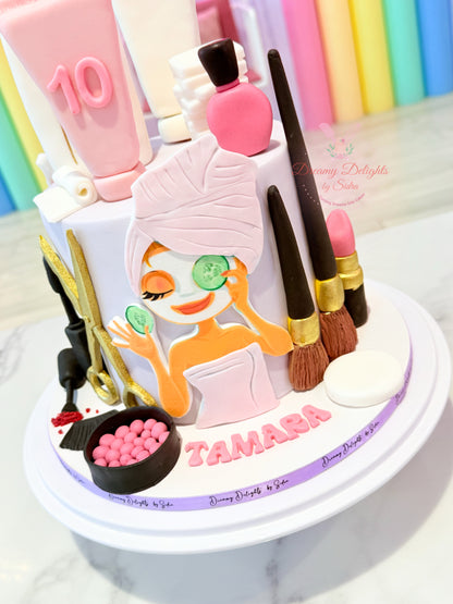 Relaxing Spa Theme Cake