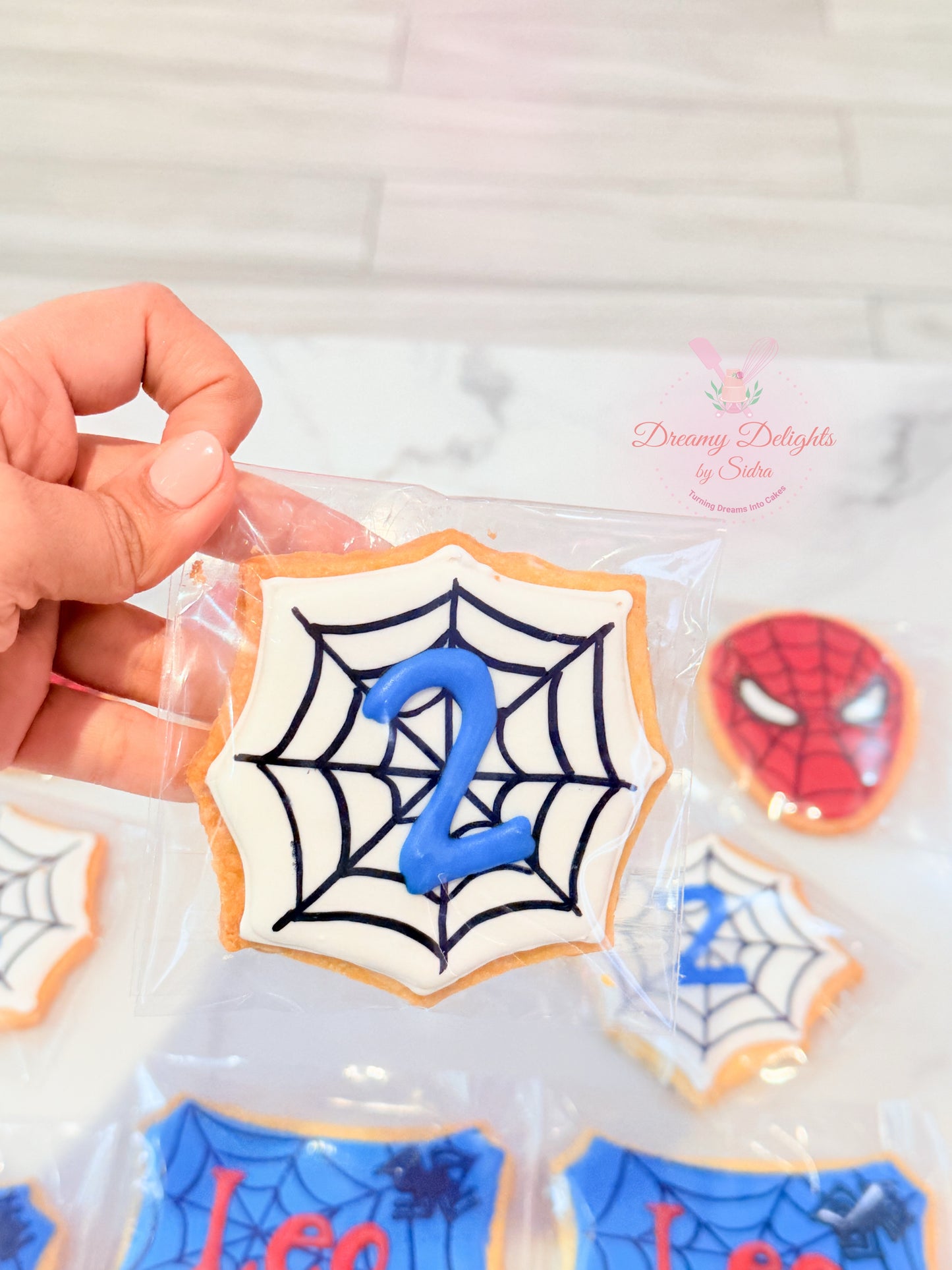 Spider Man Theme Cookies