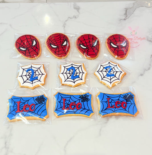 Spider Man Theme Cookies
