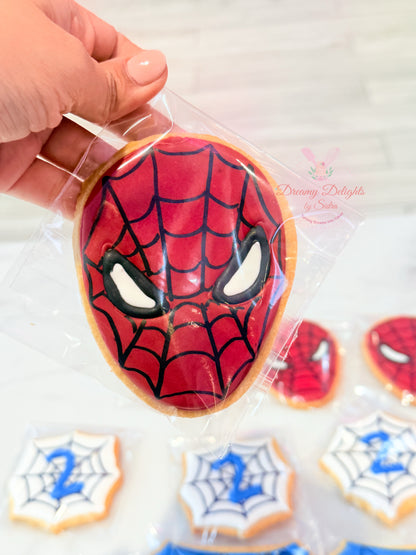 Spider Man Theme Cookies
