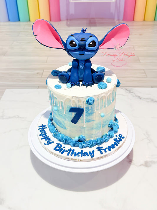 Cute Stitch birthday cake for girls Dubai