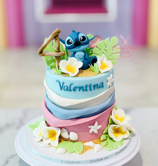 Stitch Birthday Cake for Girls