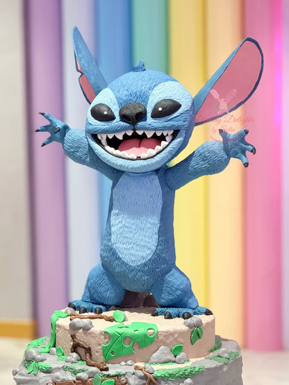 Stitch Themed Birthday Cake