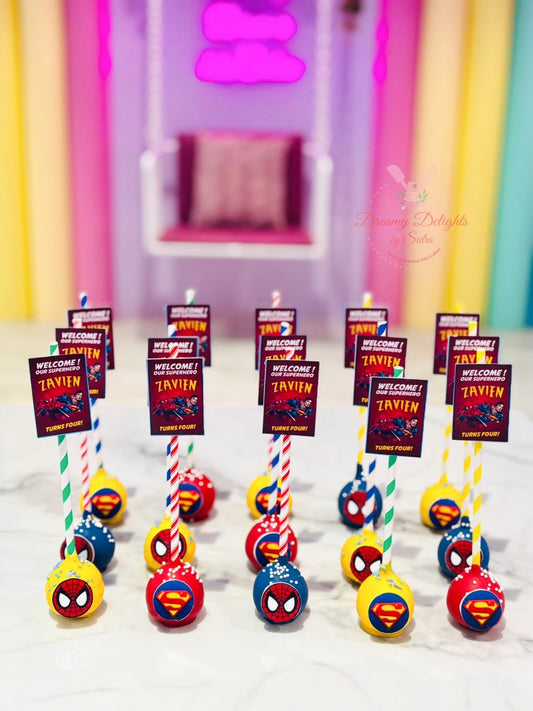 Superhero Cakepops Delight
