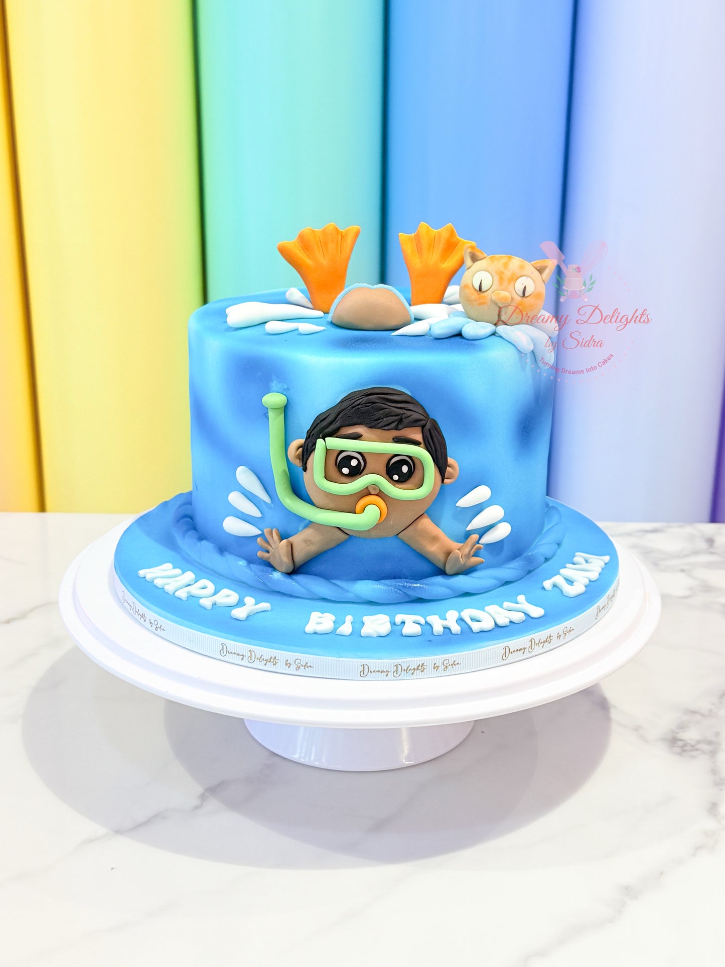 Swimming Underwater Cake