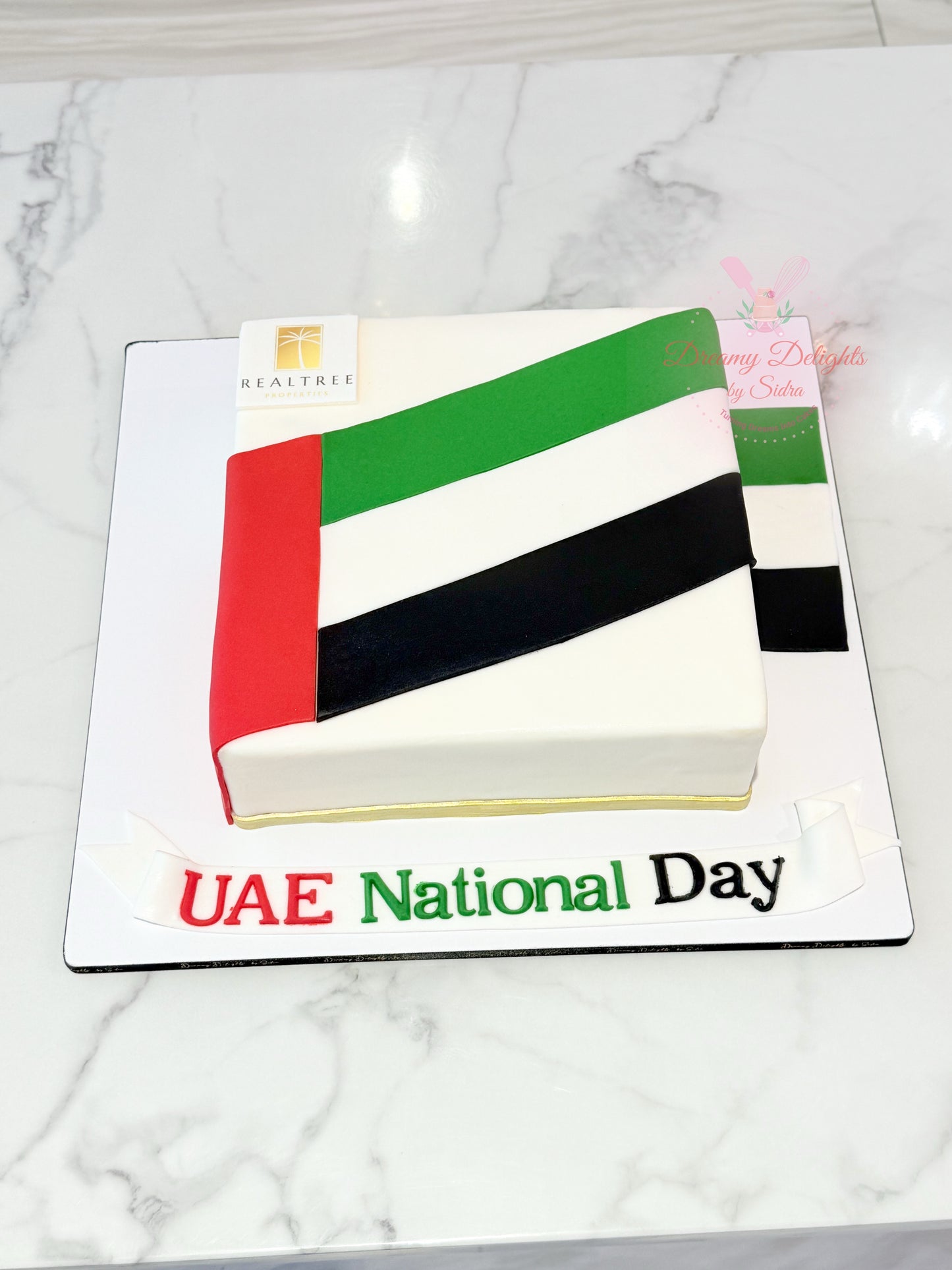 UAE National Day Flag Cake - 2