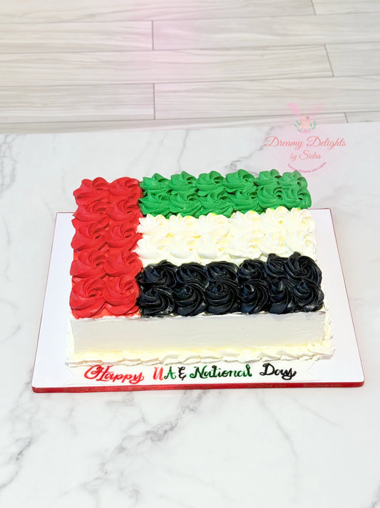 UAE National Day Flag Cake