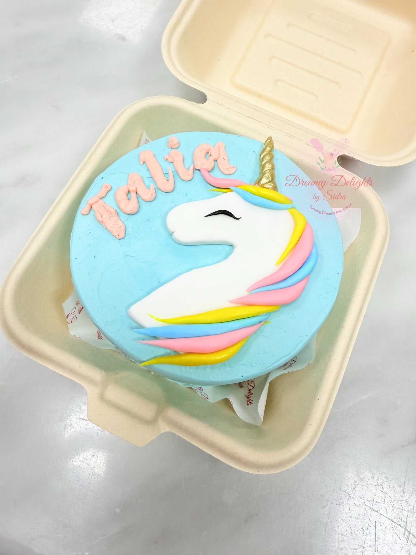 Unicorn Bento Cake