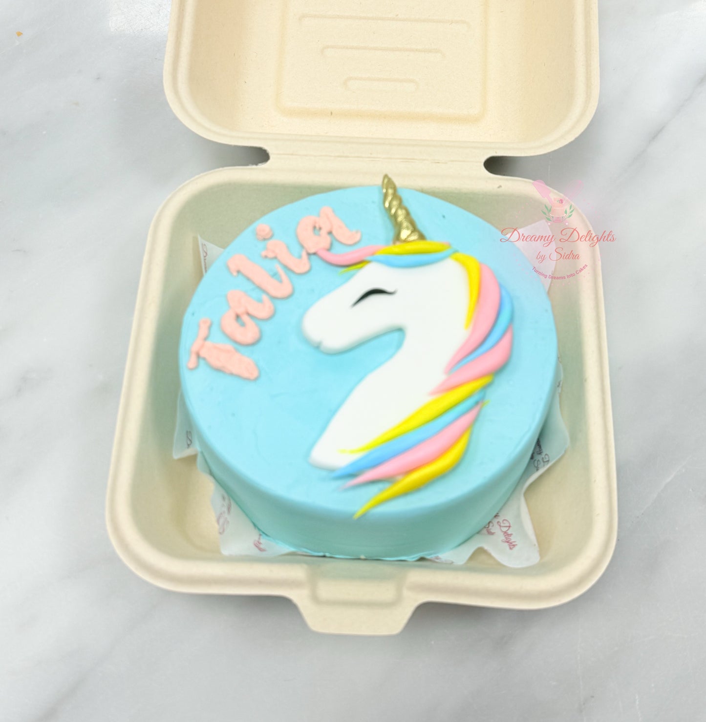 Unicorn Bento Cake