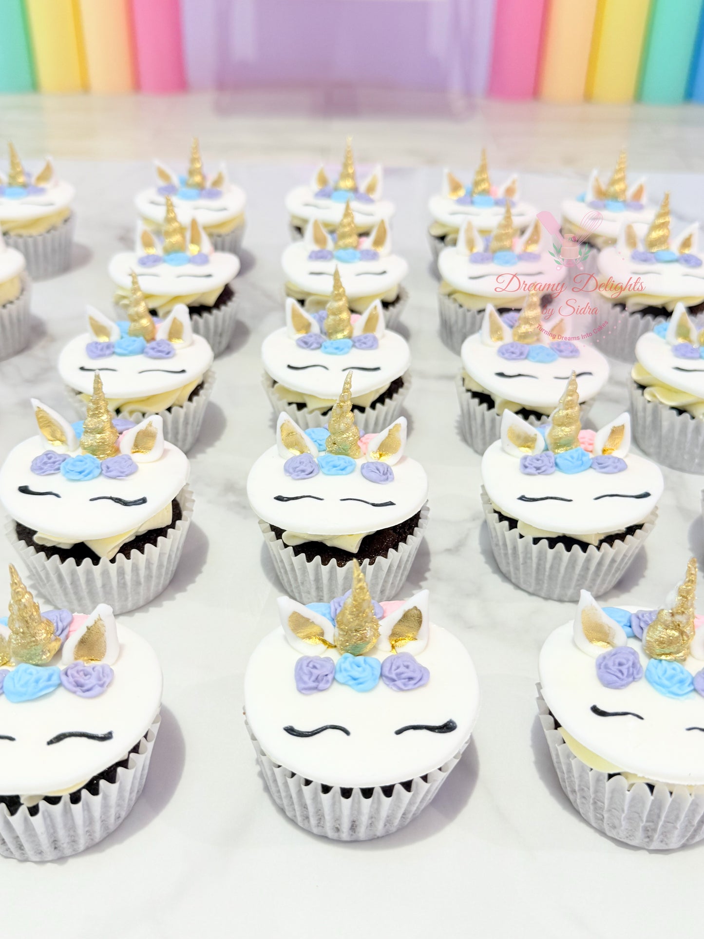 Elegant Unicorn Cupcakes