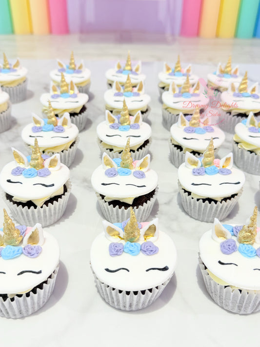 Elegant Unicorn Cupcakes