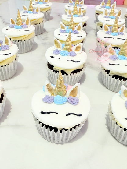 Elegant Unicorn Cupcakes