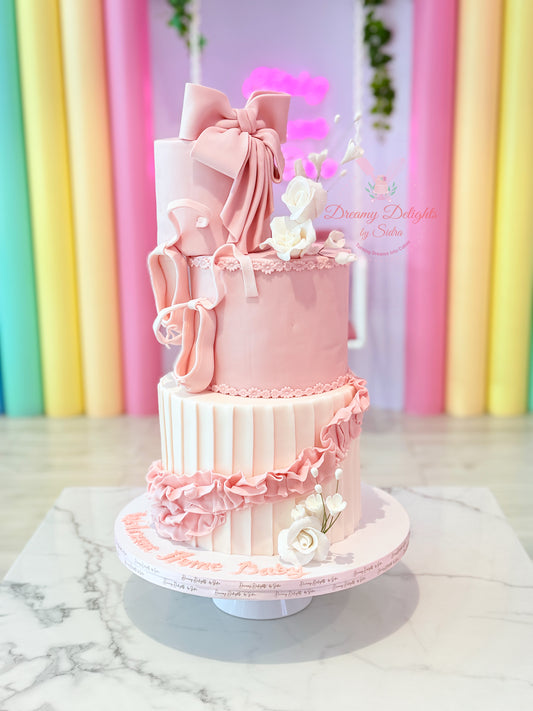 Welcome Baby Girl Cake