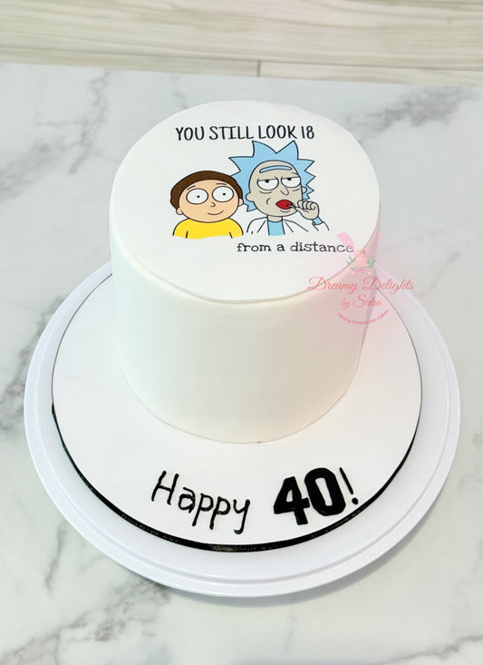 You Still Look 18 - 40th Birthday Cake